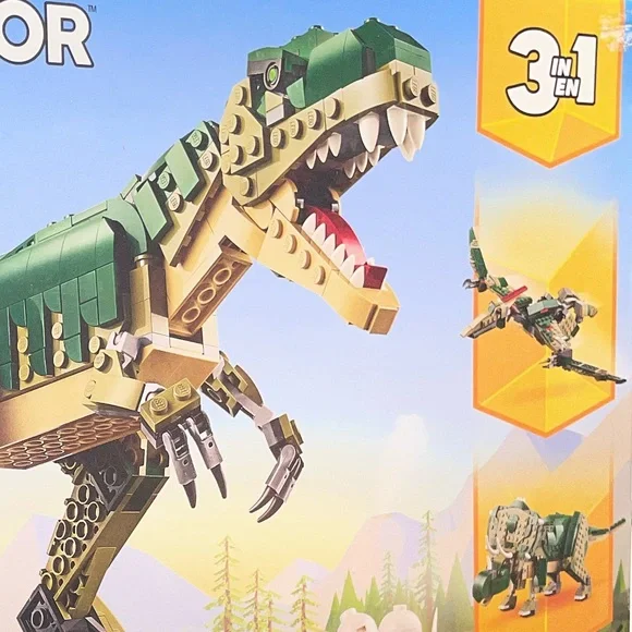 LEGO Creator 3-in-1 T-Rex Dinosaur Set 31151 626 pieces - Picture 4 of 7